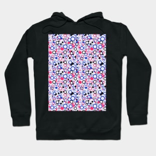 Bubble Gum Circle Pattern Hoodie